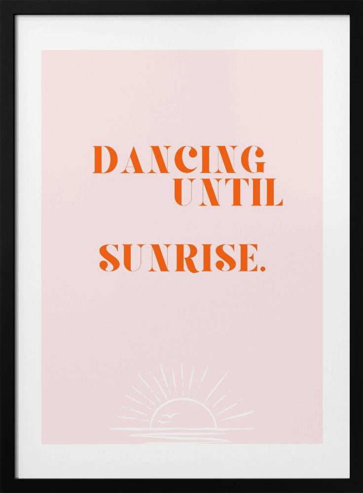 Dansen tot zonsopgang | Poster