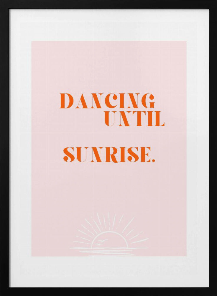 Dansen tot zonsopgang | Poster