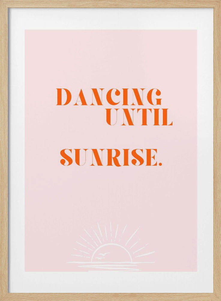 Dansen tot zonsopgang | Poster