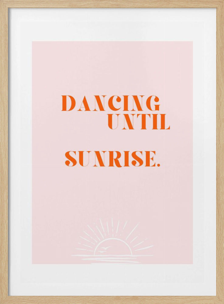 Dansen tot zonsopgang | Poster