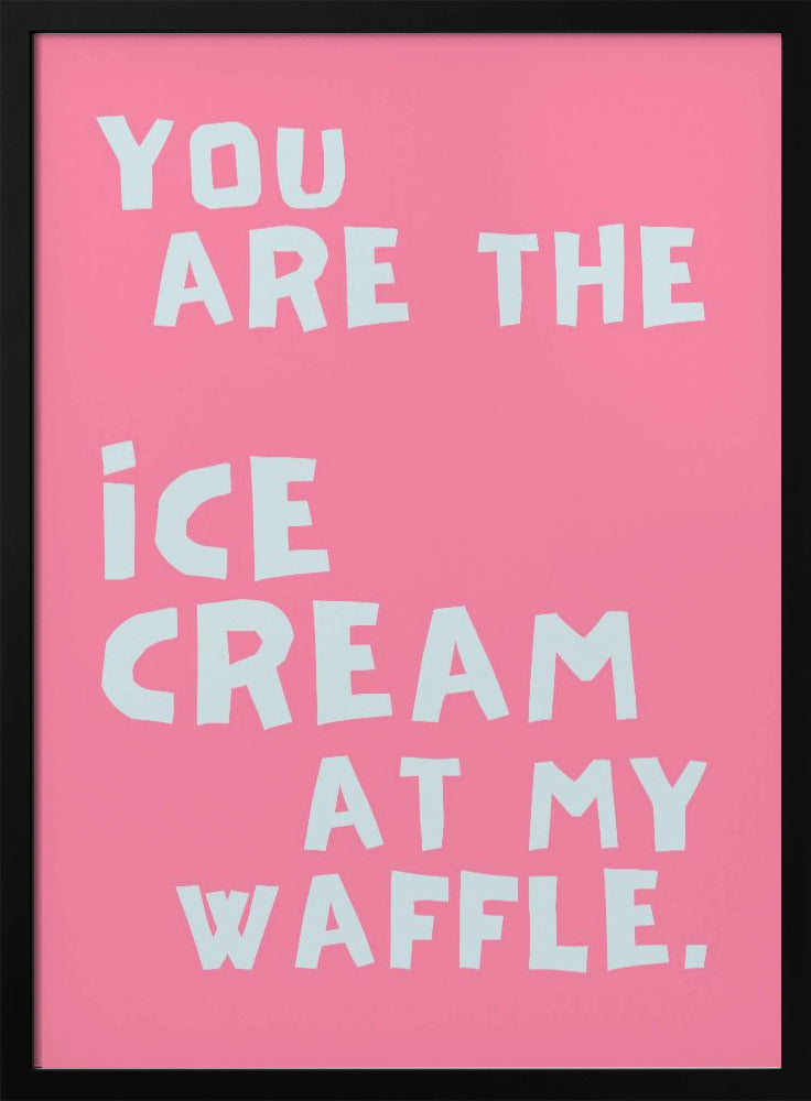 IJs bij mijn wafel | Poster