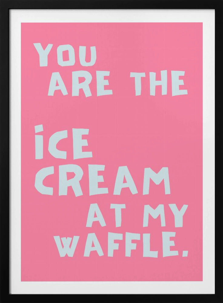 IJs bij mijn wafel | Poster