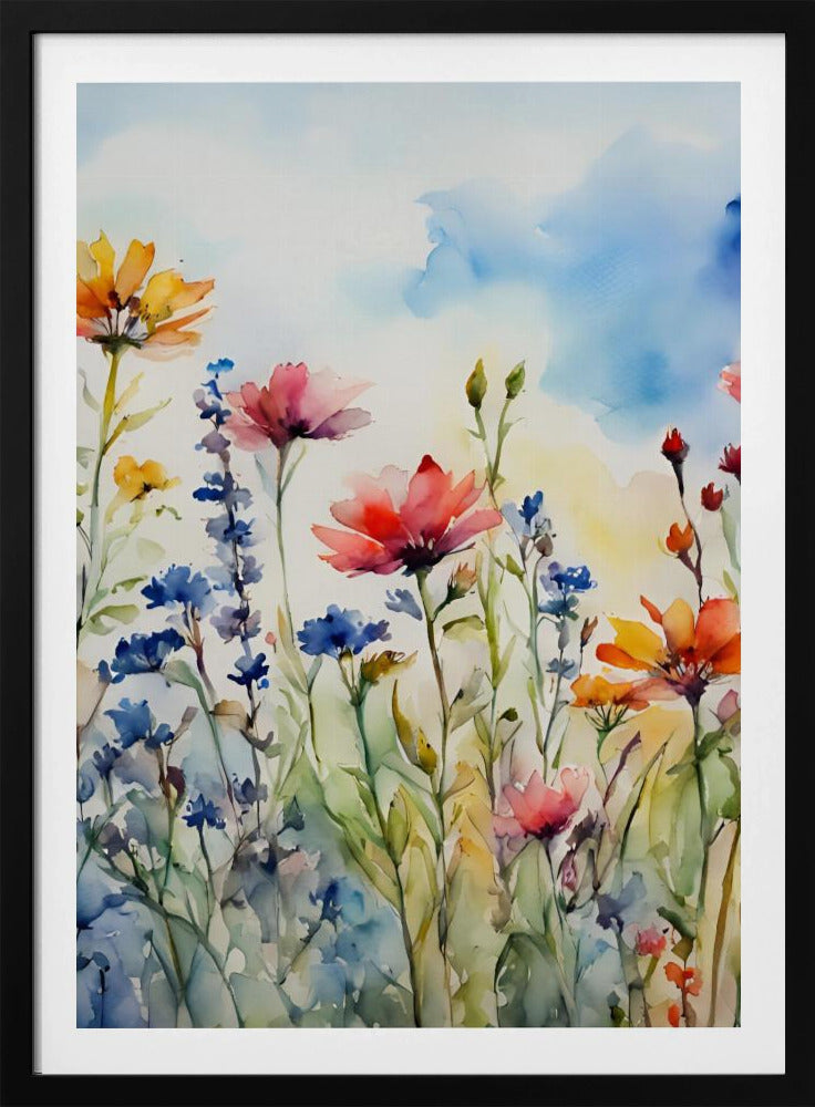 Wilde bloemen | Poster