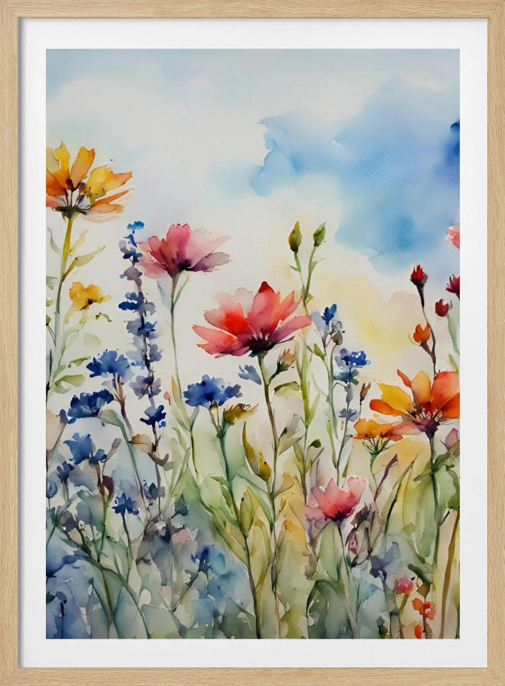 Wilde bloemen | Poster