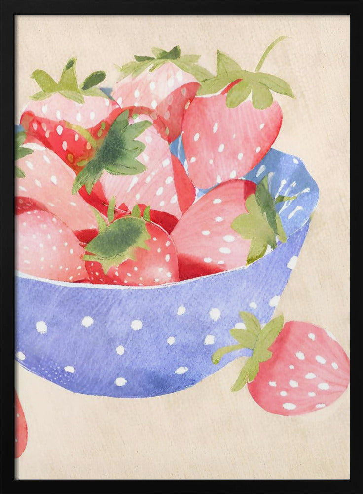Aardbeeren in Schale | Poster