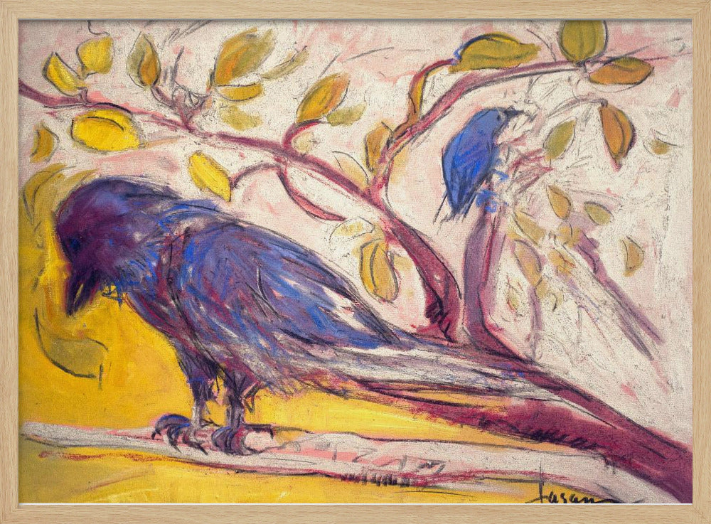 Horizon van stralende raven | Poster
