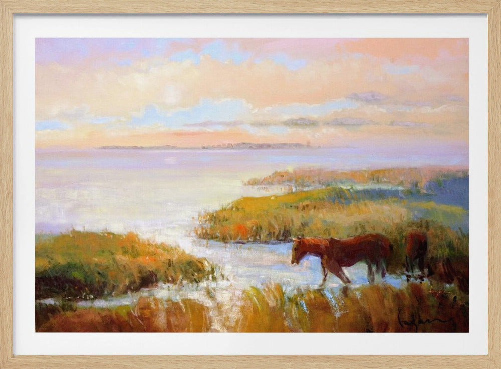 Sereen moeraslandschap | Poster