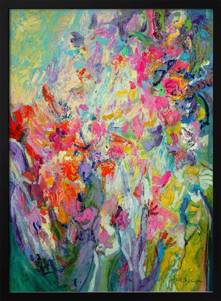 Levendige bloemensymfonie | Poster