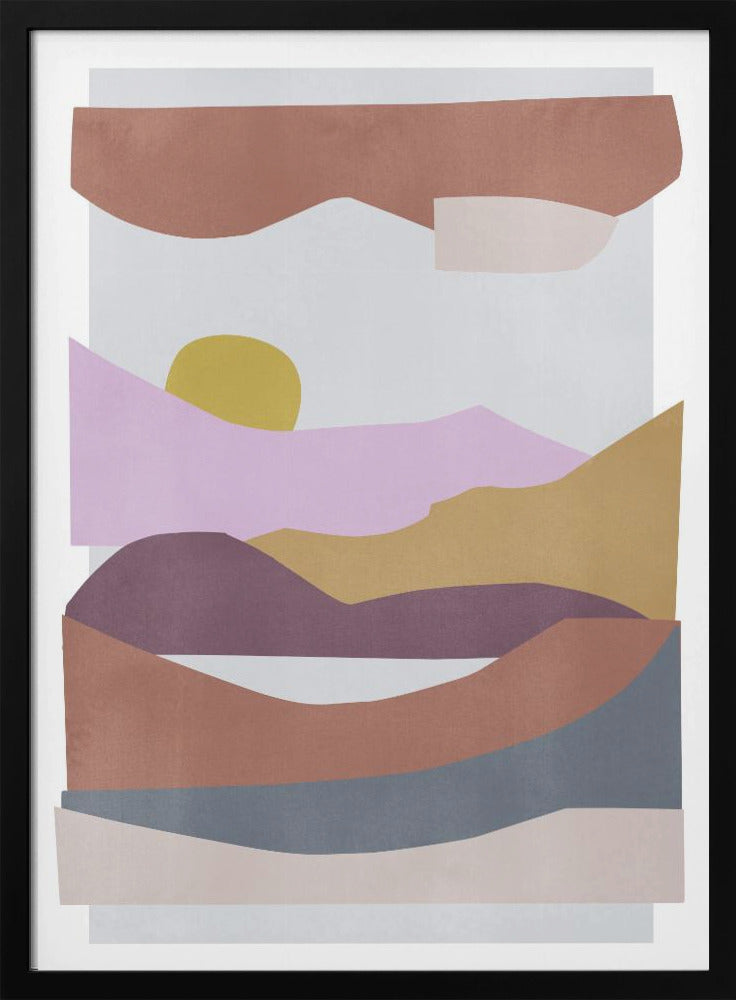 Abstracte vormen 8 | Poster