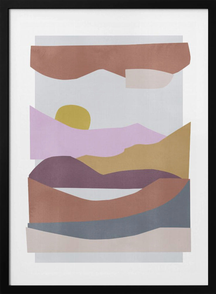 Abstracte vormen 8 | Poster