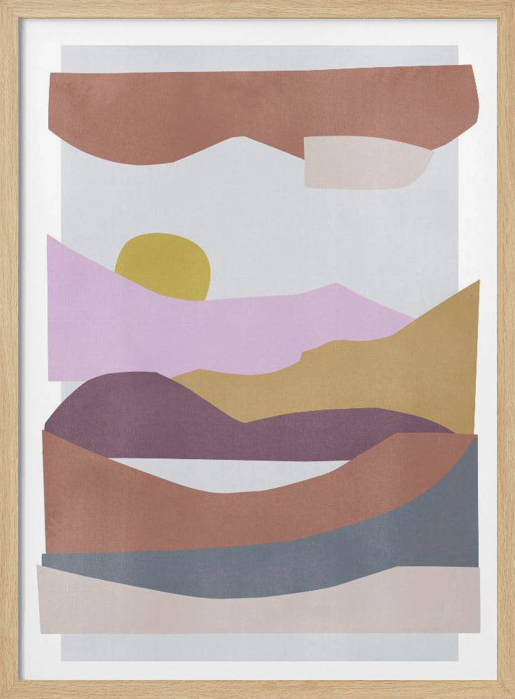 Abstracte vormen 8 | Poster