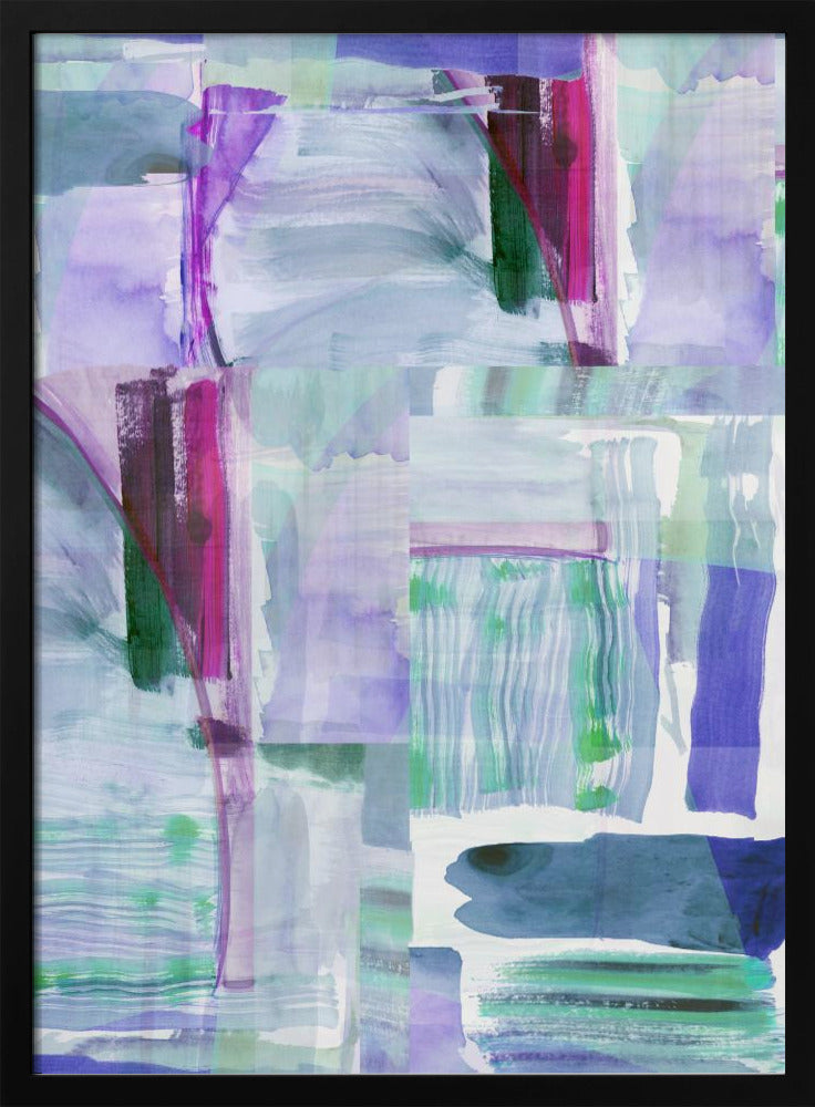 Pruim Paars Lila Abstract 1 | Poster