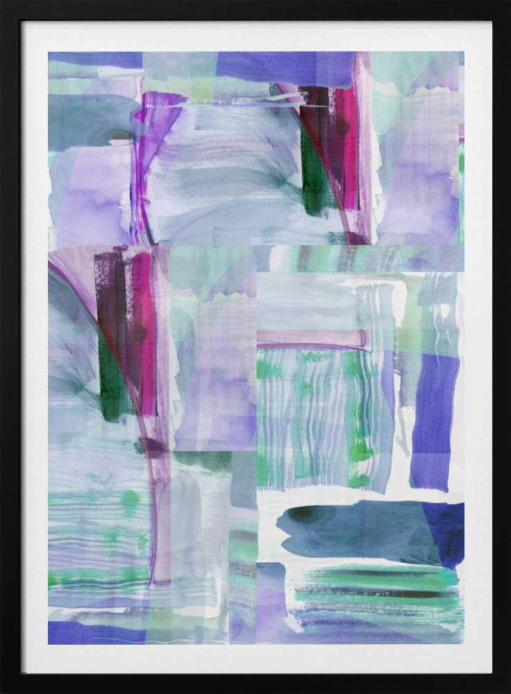 Pruim Paars Lila Abstract 1 | Poster