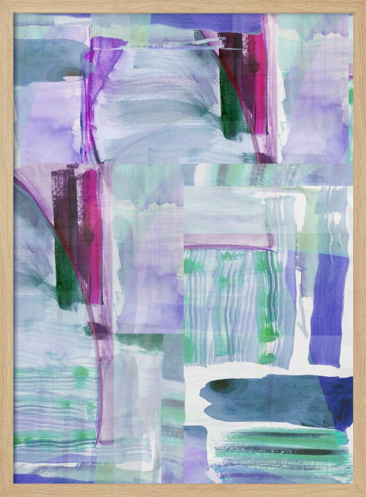 Pruim Paars Lila Abstract 1 | Poster