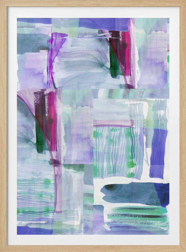 Pruim Paars Lila Abstract 1 | Poster