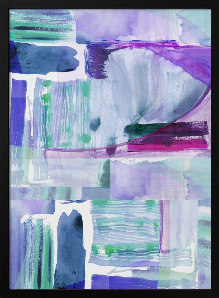 Pruim Paars Lila Abstract 2 | Poster