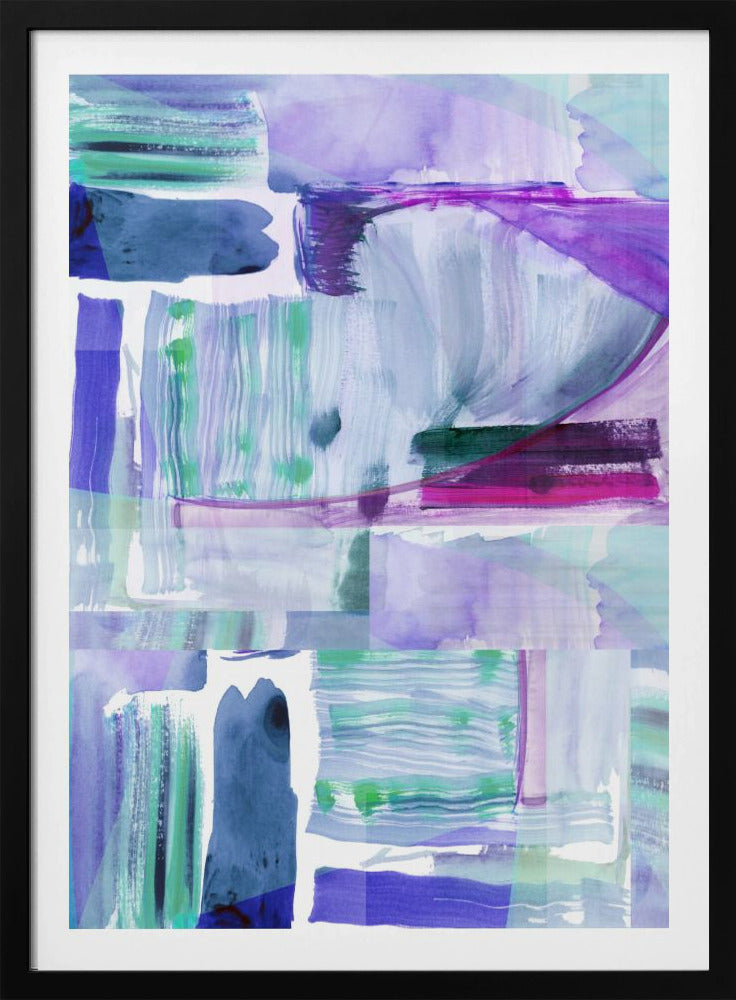 Pruim Paars Lila Abstract 2 | Poster