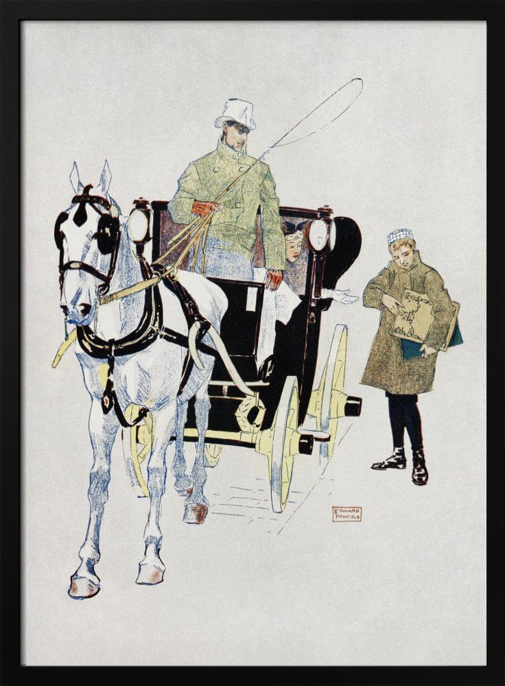Vintage koets (1893) | Poster