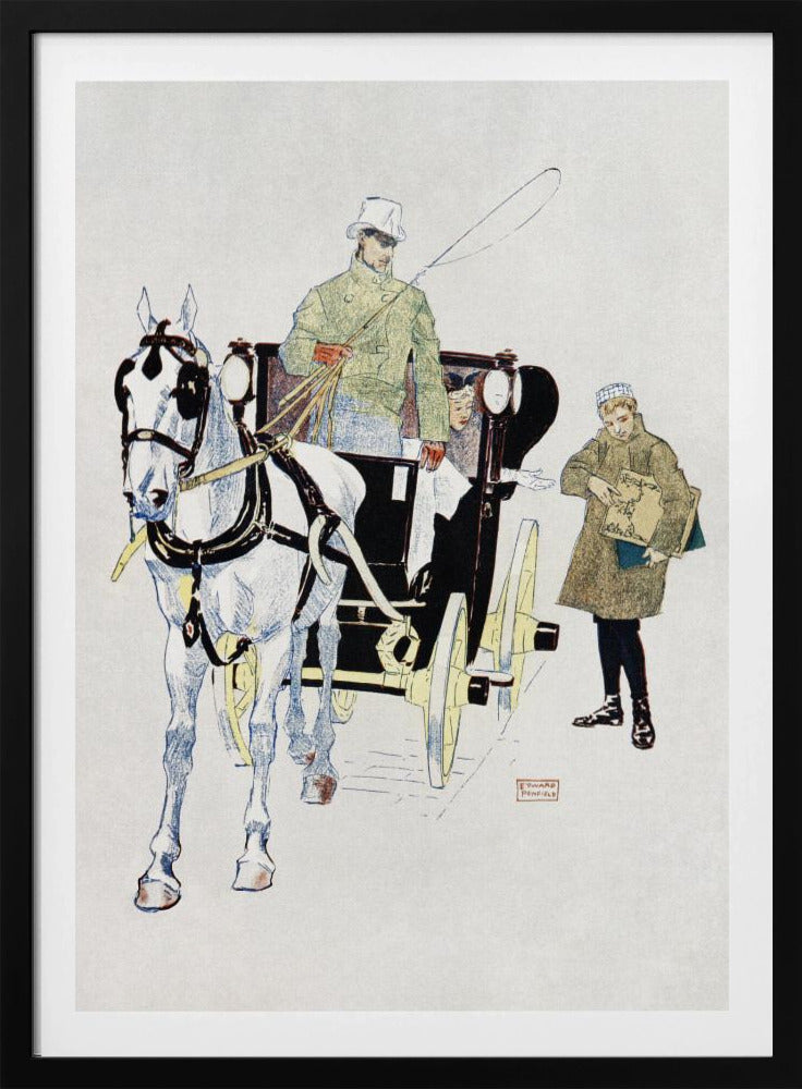 Vintage koets (1893) | Poster