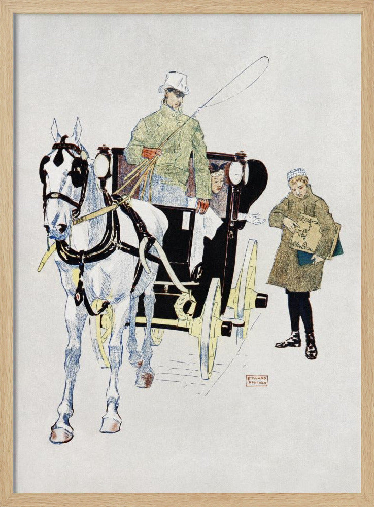Vintage koets (1893) | Poster