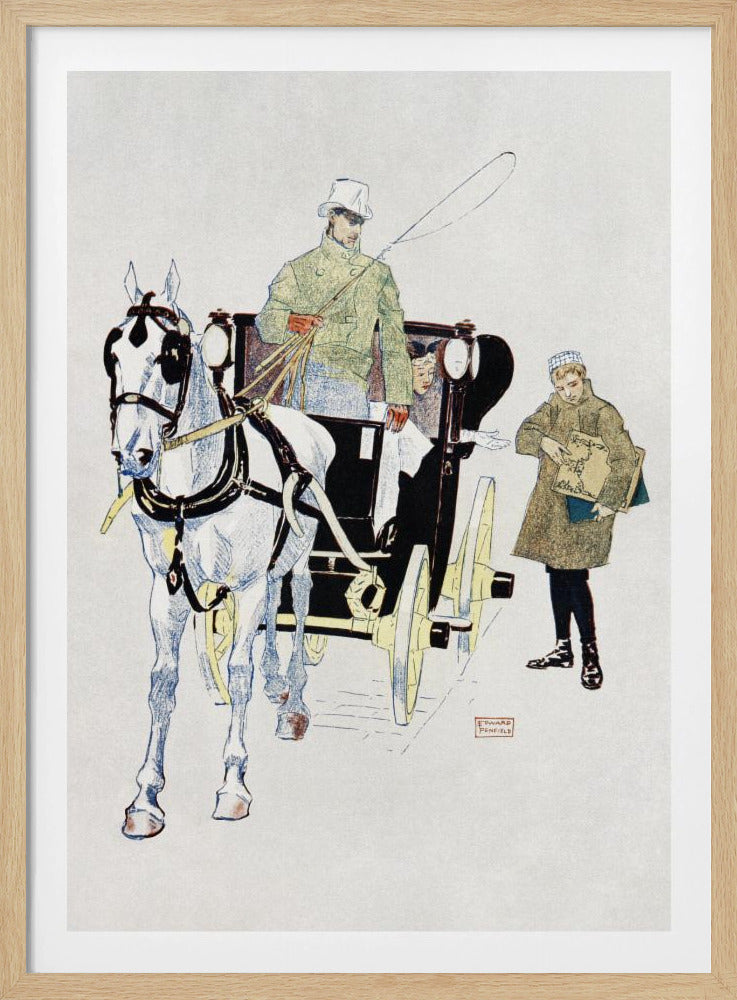 Vintage koets (1893) | Poster