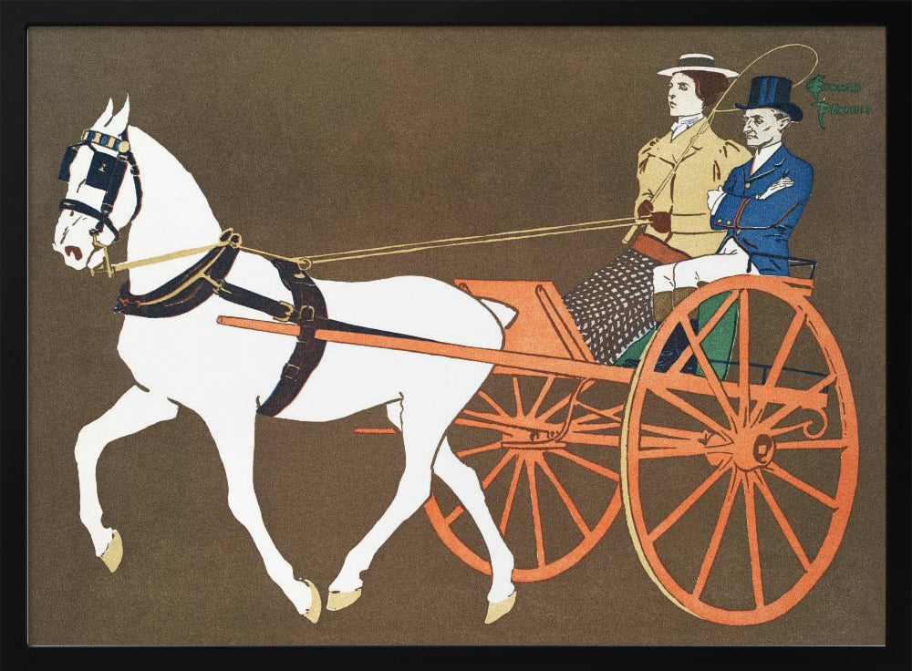 Women In Carriage (ca. 1890–1907) | Poster