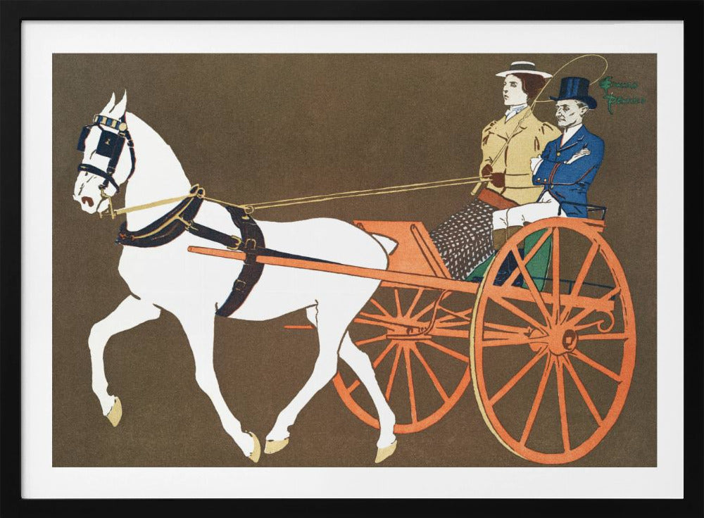 Women In Carriage (ca. 1890–1907) | Poster