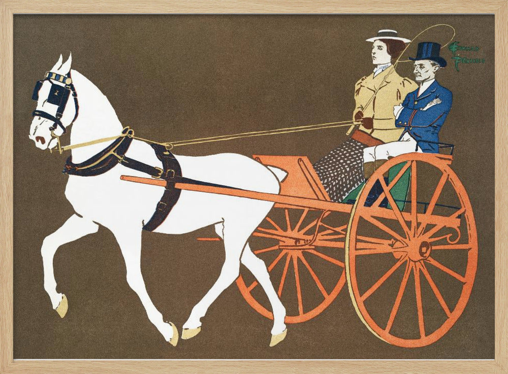 Women In Carriage (ca. 1890–1907) | Poster