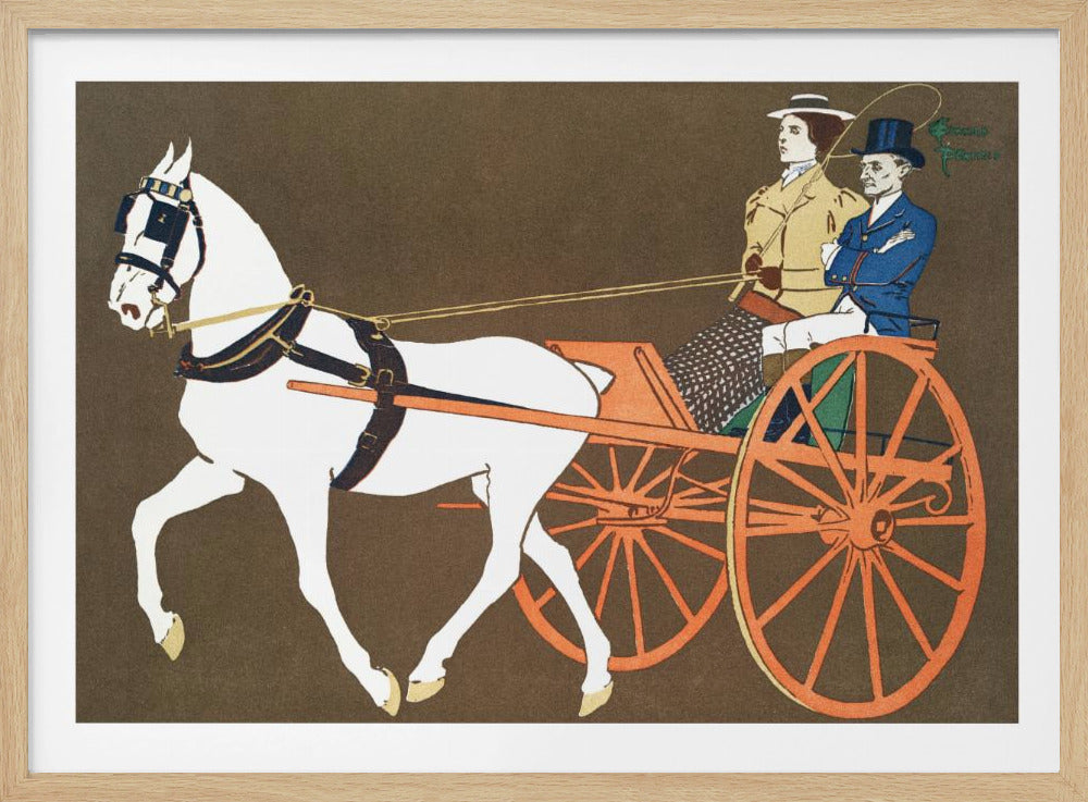 Women In Carriage (ca. 1890–1907) | Poster