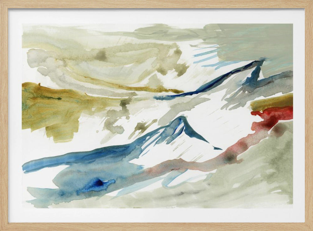 Abstract Landschap 1 | Poster