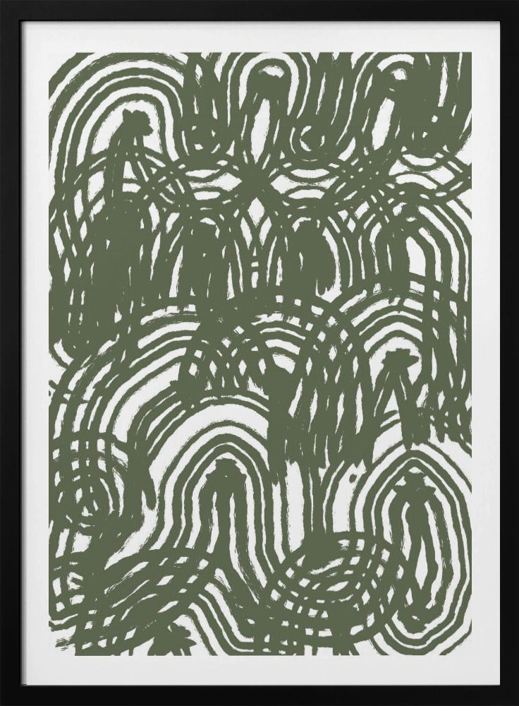 Groen patroon | Poster
