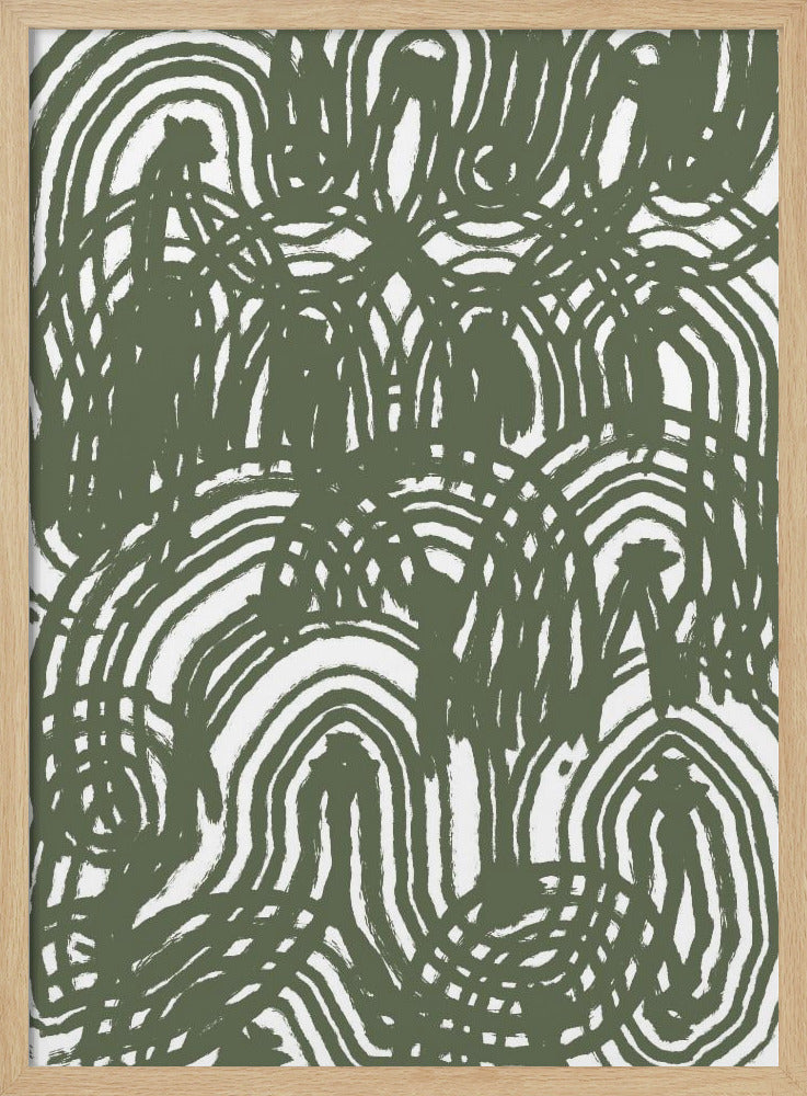 Groen patroon | Poster