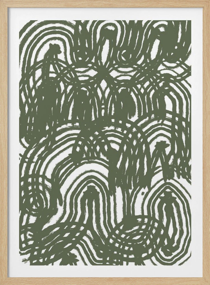 Groen patroon | Poster