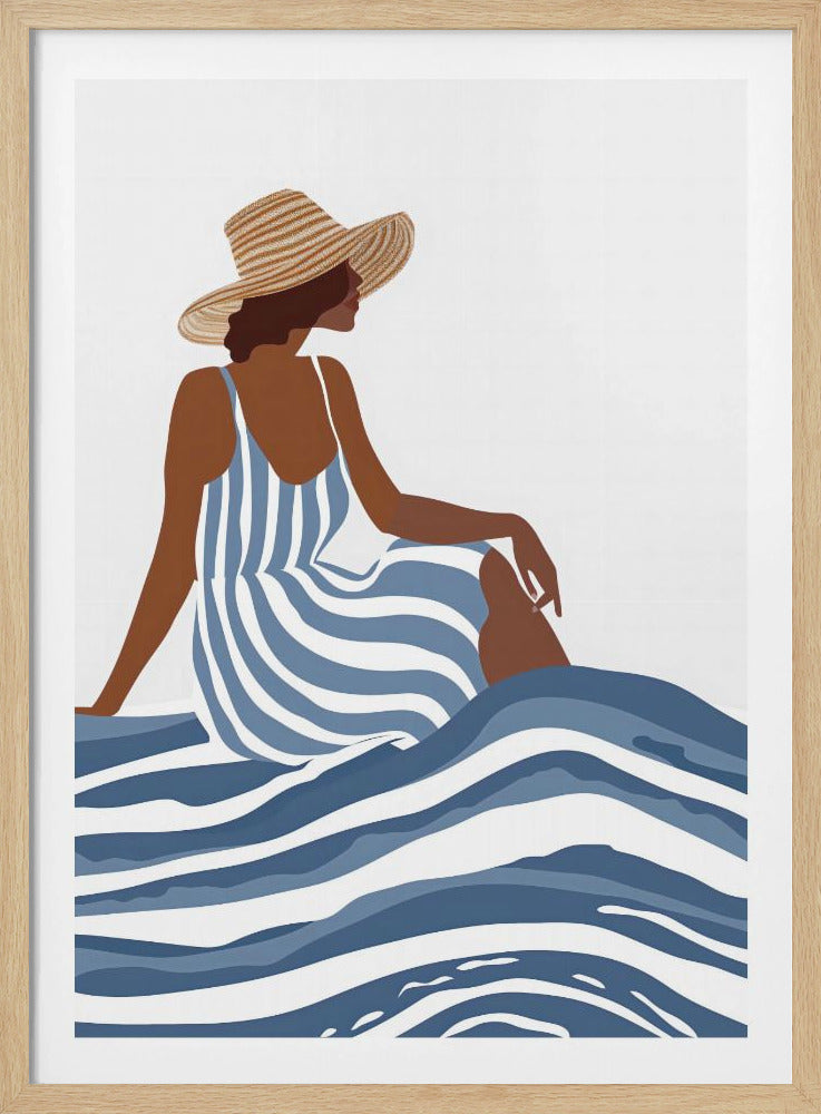 The Girl In the Striped Dress | Poster