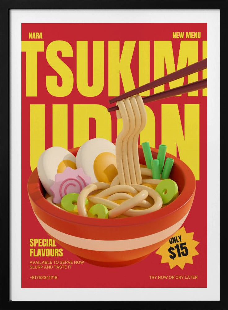 Tsukimi Udon-menu | Poster