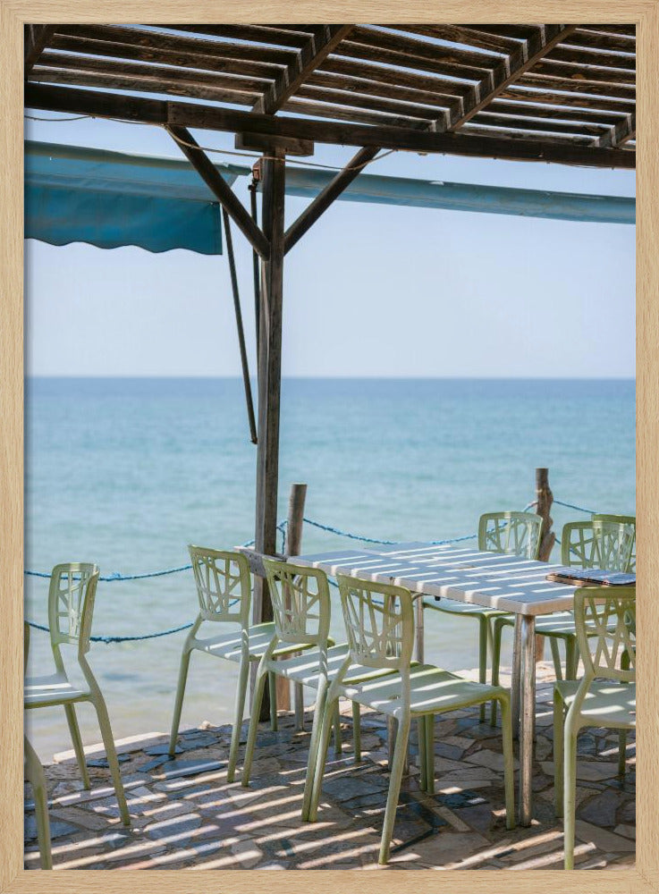 Oceanside View in Morocco | Poster