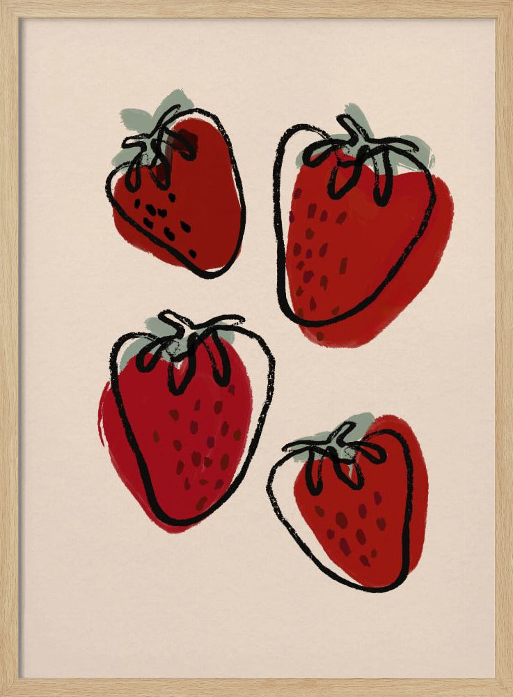Berry Delight Sketch | Poster