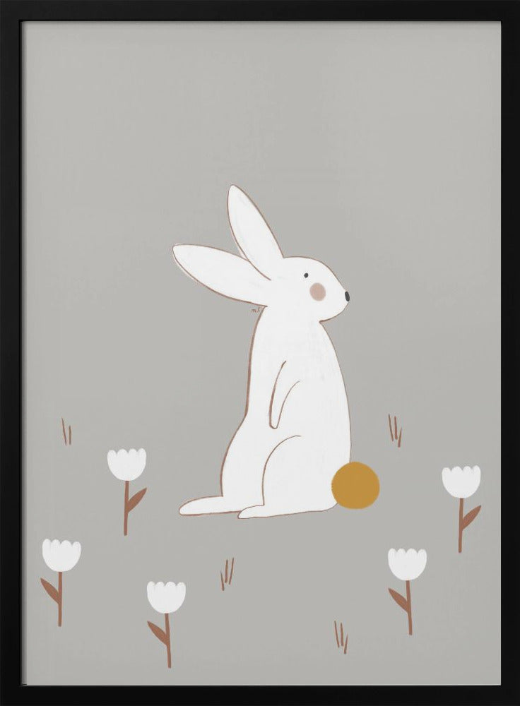 Wit Klein Konijntje | Poster