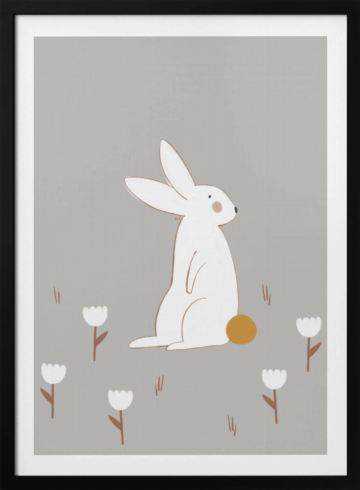 Wit Klein Konijntje | Poster