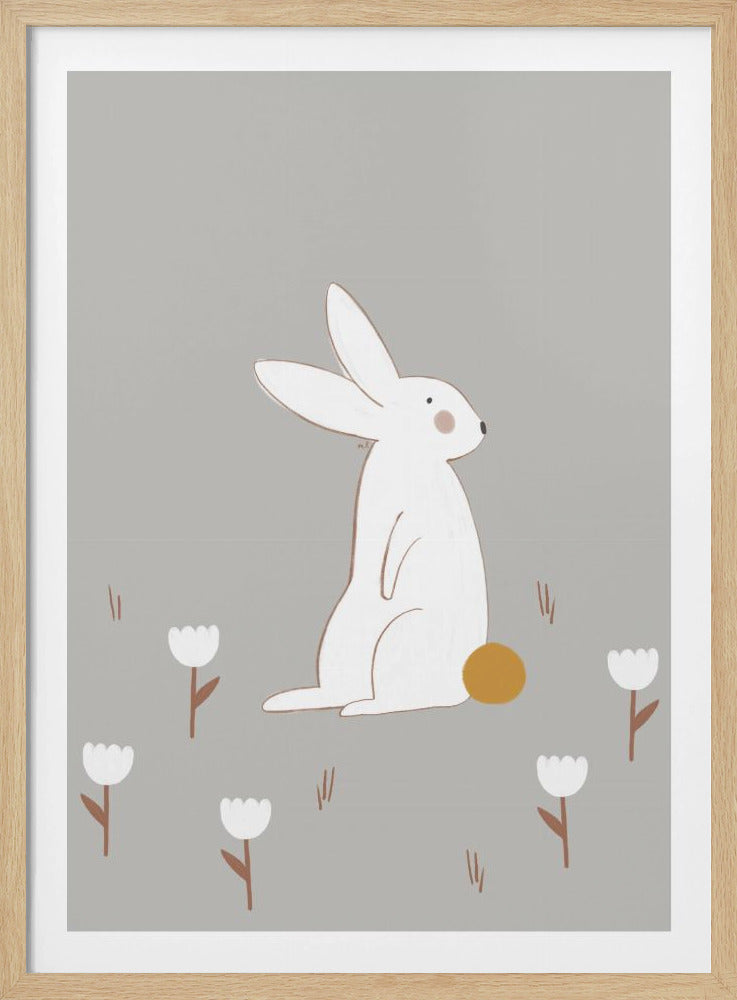 Wit Klein Konijntje | Poster