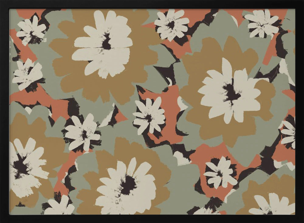 Gedurfde bloemensymfonie | Poster