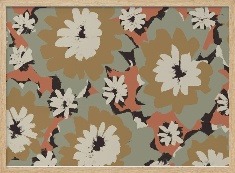 Gedurfde bloemensymfonie | Poster