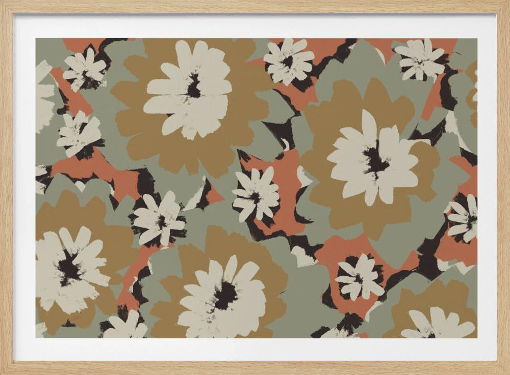 Gedurfde bloemensymfonie | Poster