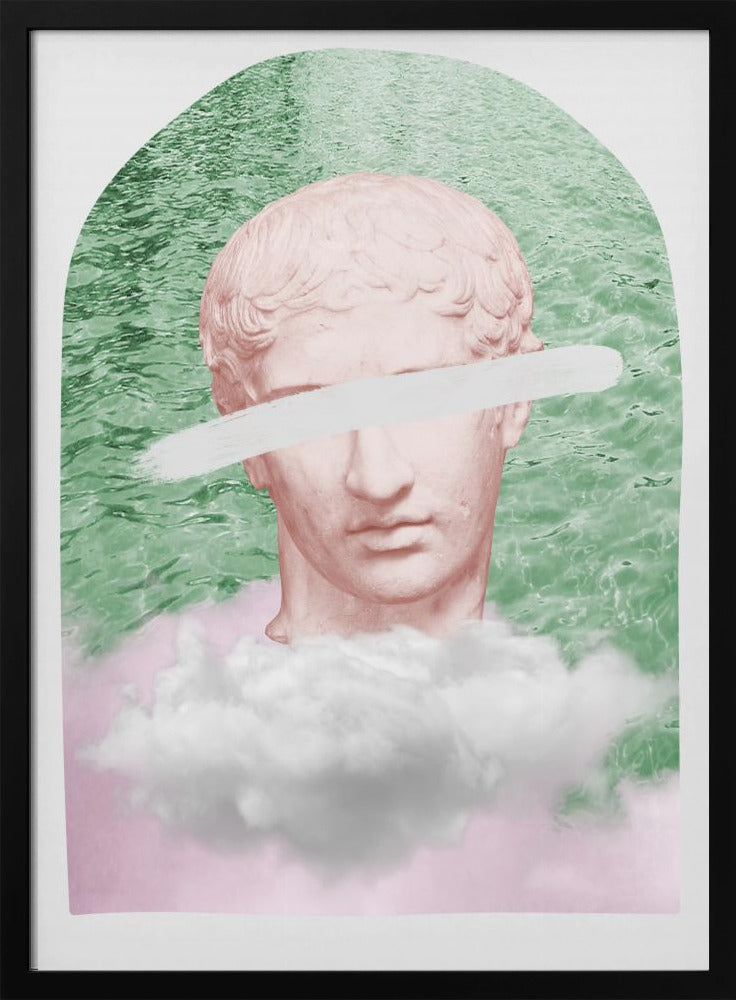 Oud standbeeld surrealistisch verhouding 2x3 | Poster
