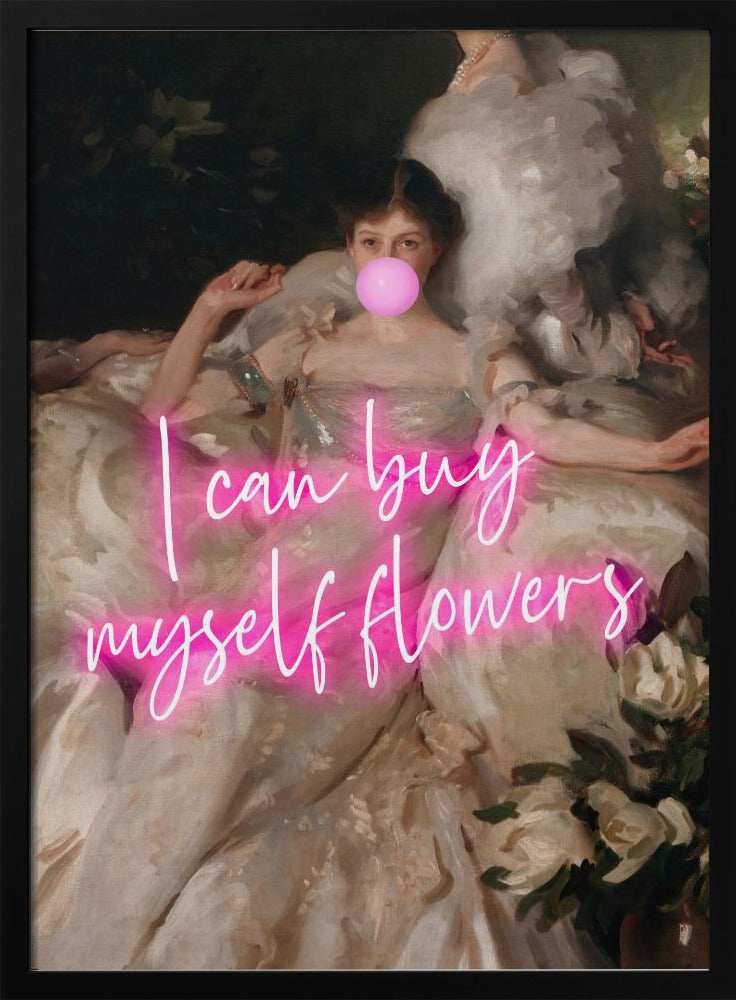 Koop mezelf bloemen 6 Ratioiso | Poster