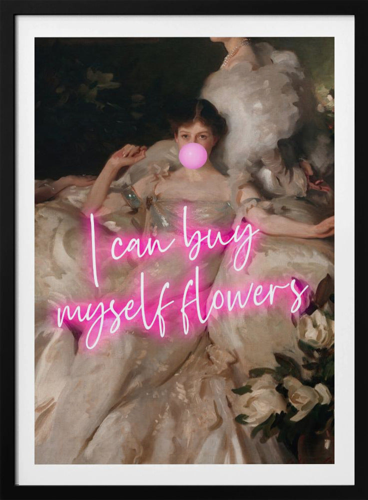 Koop mezelf bloemen 6 Ratioiso | Poster