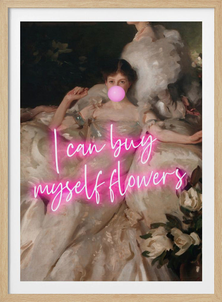 Koop mezelf bloemen 6 Ratioiso | Poster