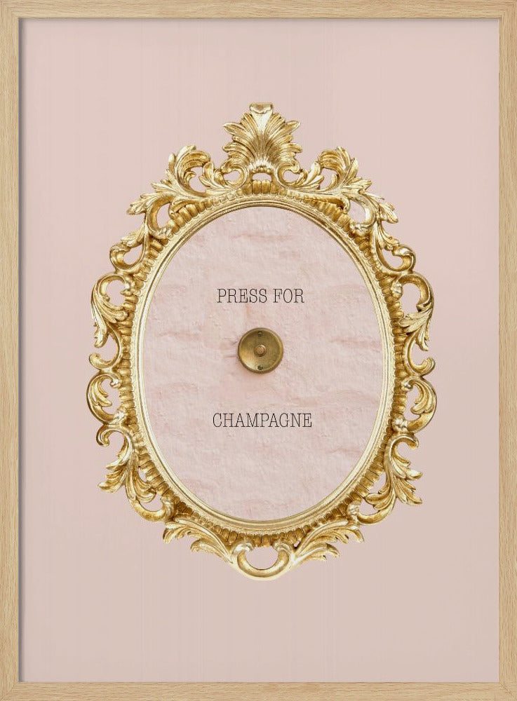 Persvoorchampagneroze | Poster
