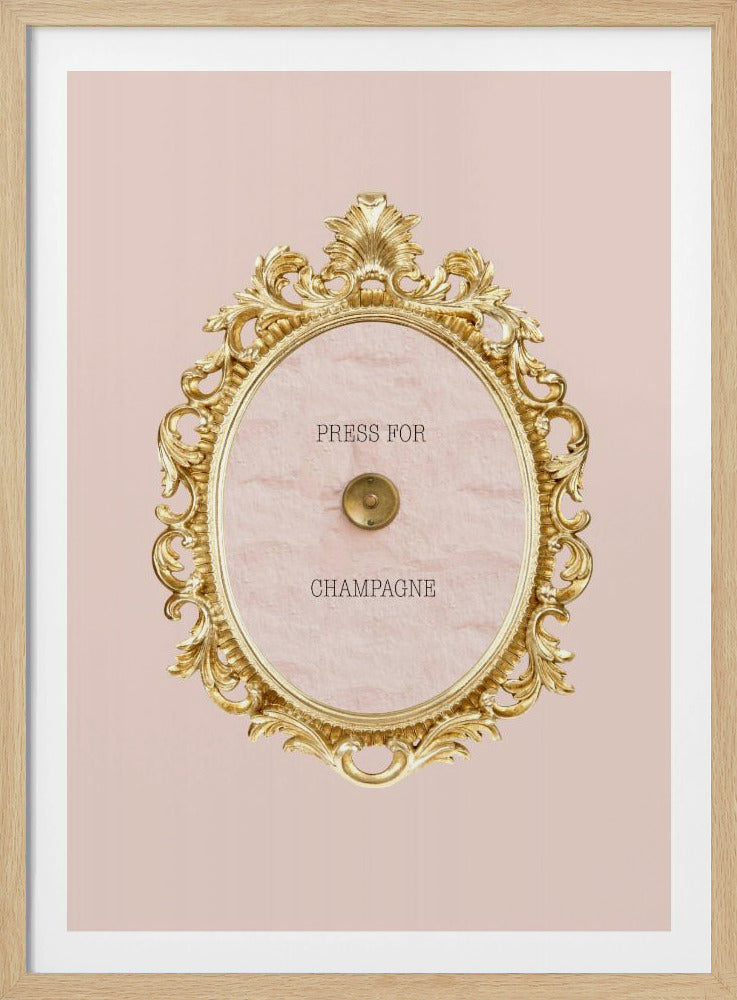 Persvoorchampagneroze | Poster