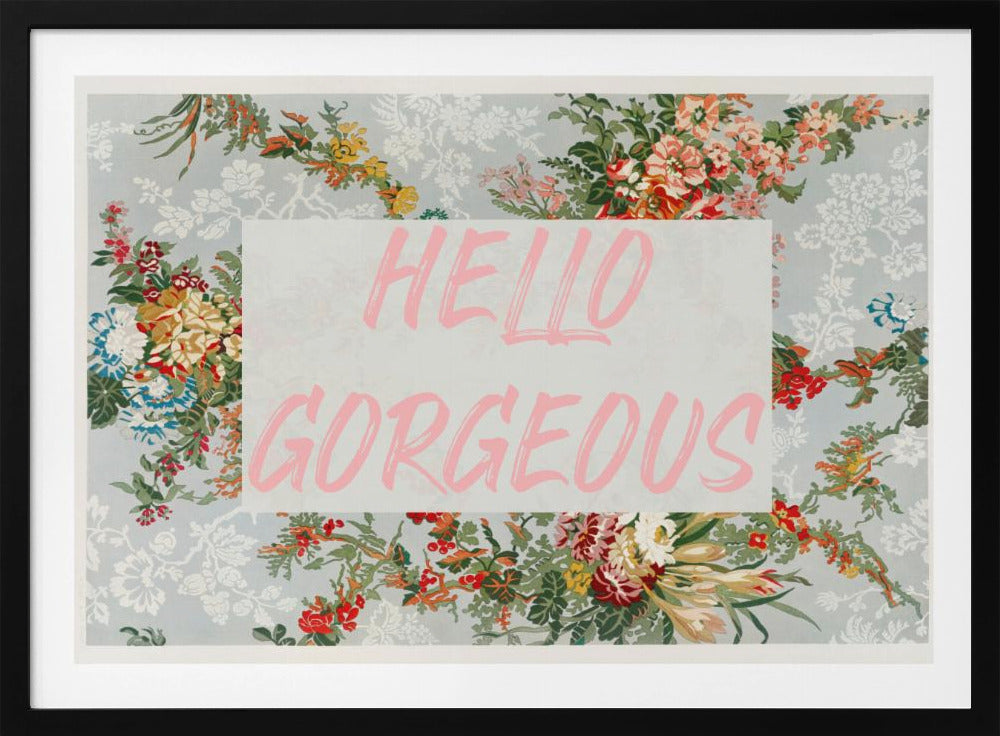 Halloprachtigblauwebloemen Ratio2x3 | Poster